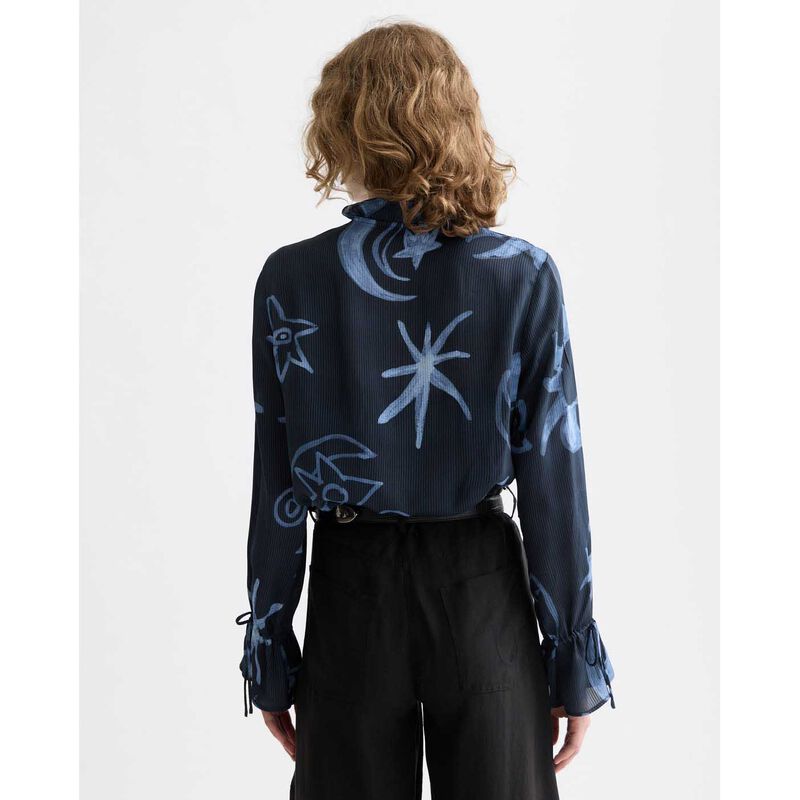 Scotch & Soda Blouse with Drawstring Cuffs image number 1